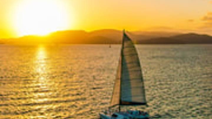 Airlie Beach: Sunset Sail in Style Catamaran Cruise - BYO (Wings Sailing Charters Whitsundays)